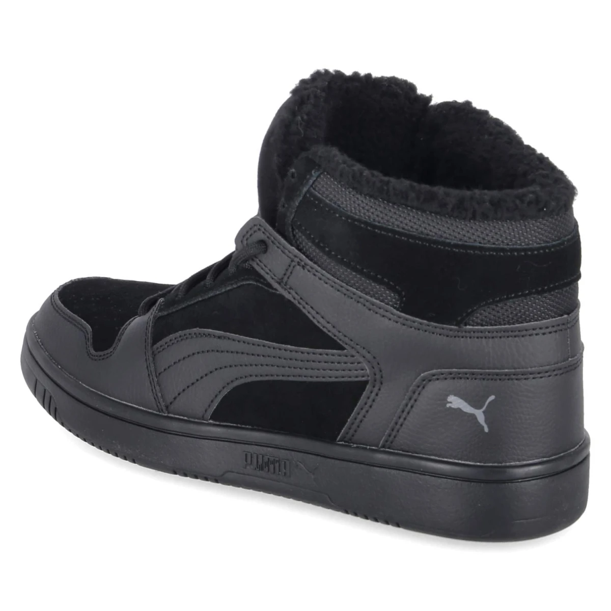 High Sneaker REBOUND - Puma Black-CASTLEROCK