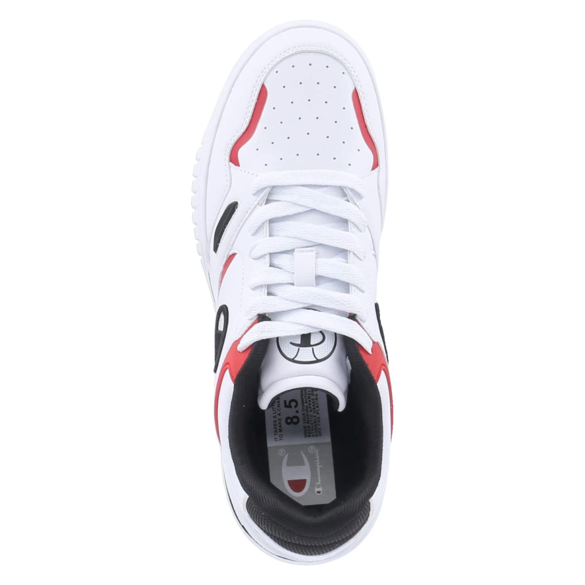 Low Sneaker 3 POINT TECH LOW - wht/red/nbk