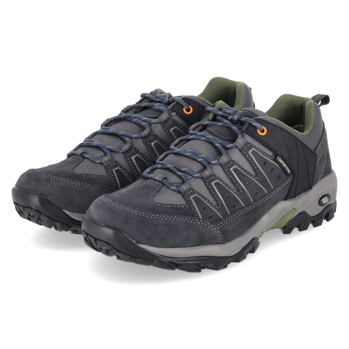 Outdoorschuhe MOUNT PINOS LOW - anthrazit/grün/orange