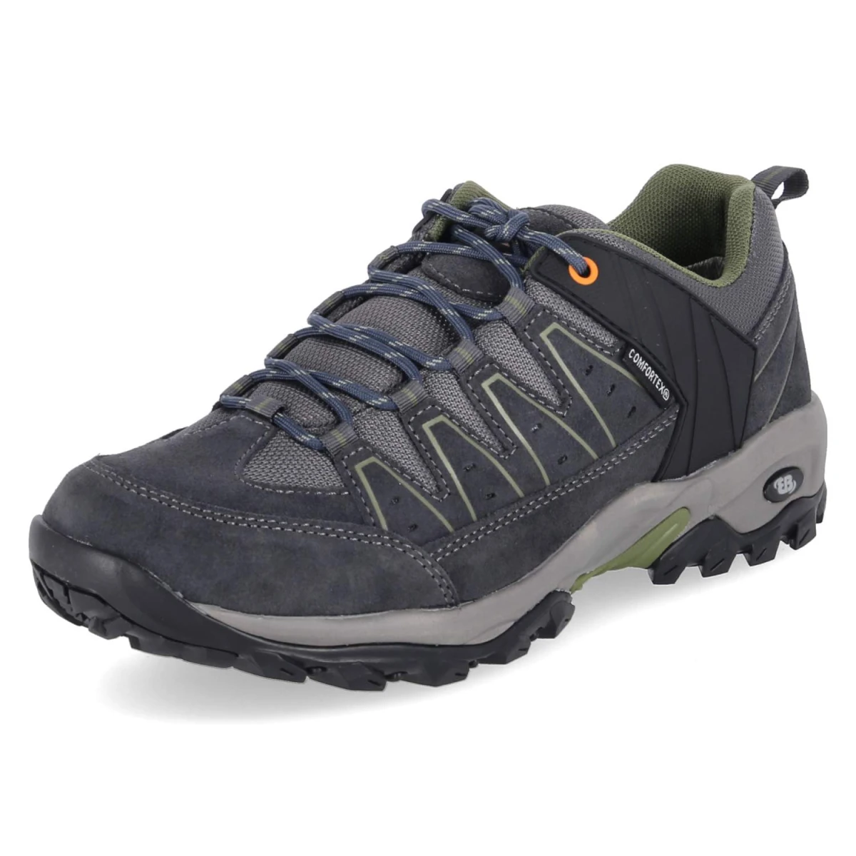 Outdoorschuhe MOUNT PINOS LOW - anthrazit/grün/orange