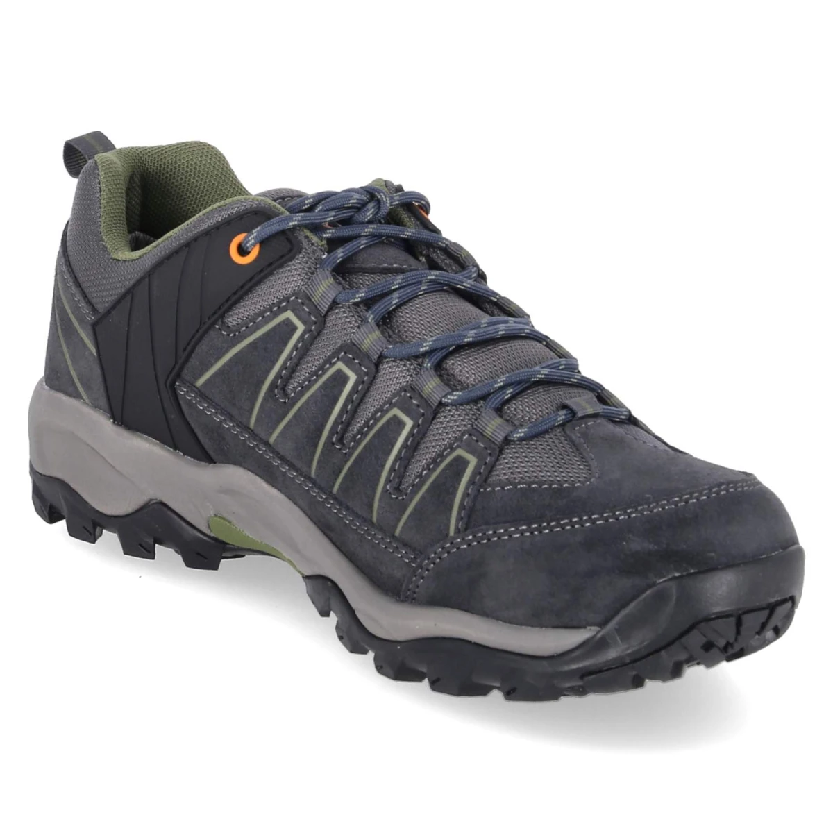 Outdoorschuhe MOUNT PINOS LOW - anthrazit/grün/orange
