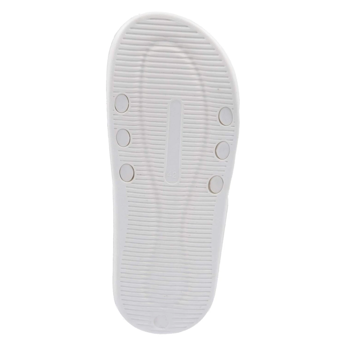Badepantoletten - White - Red