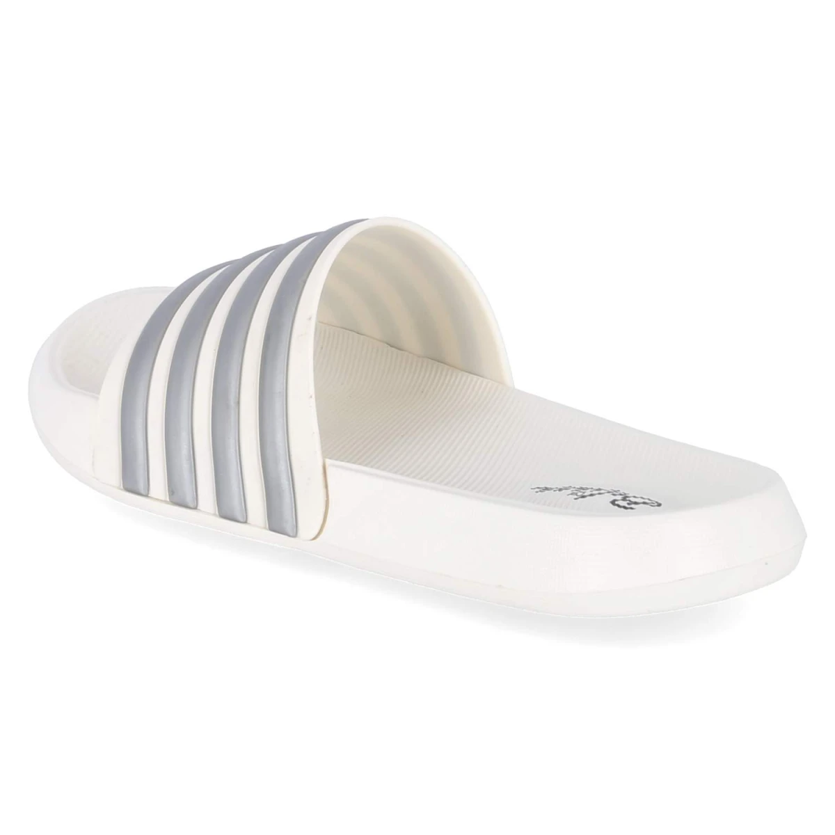 Badepantoletten - White - Silver