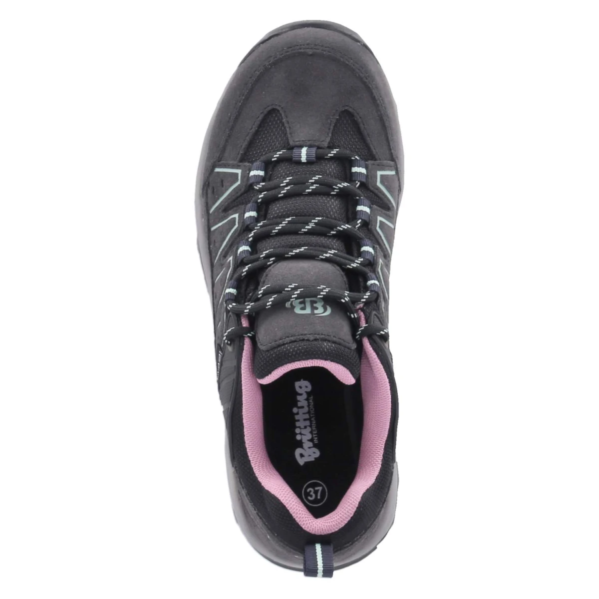 Outdoorschuhe MOUNT PINOS LOW - anthrazit/türrkis/lila