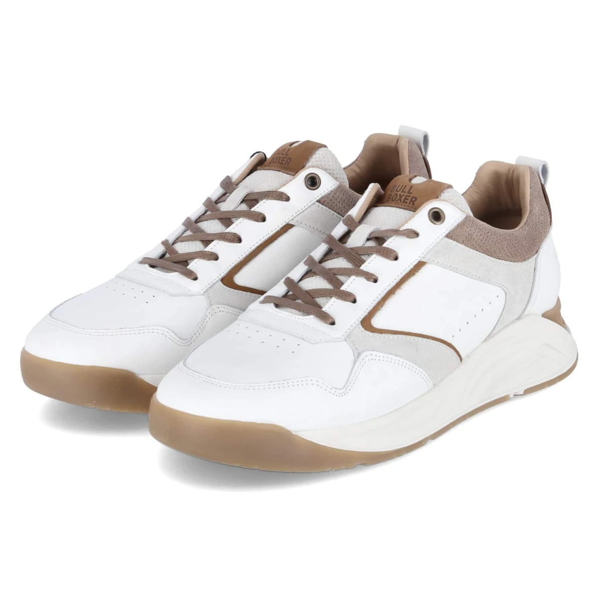 Low Sneaker - White-Beige