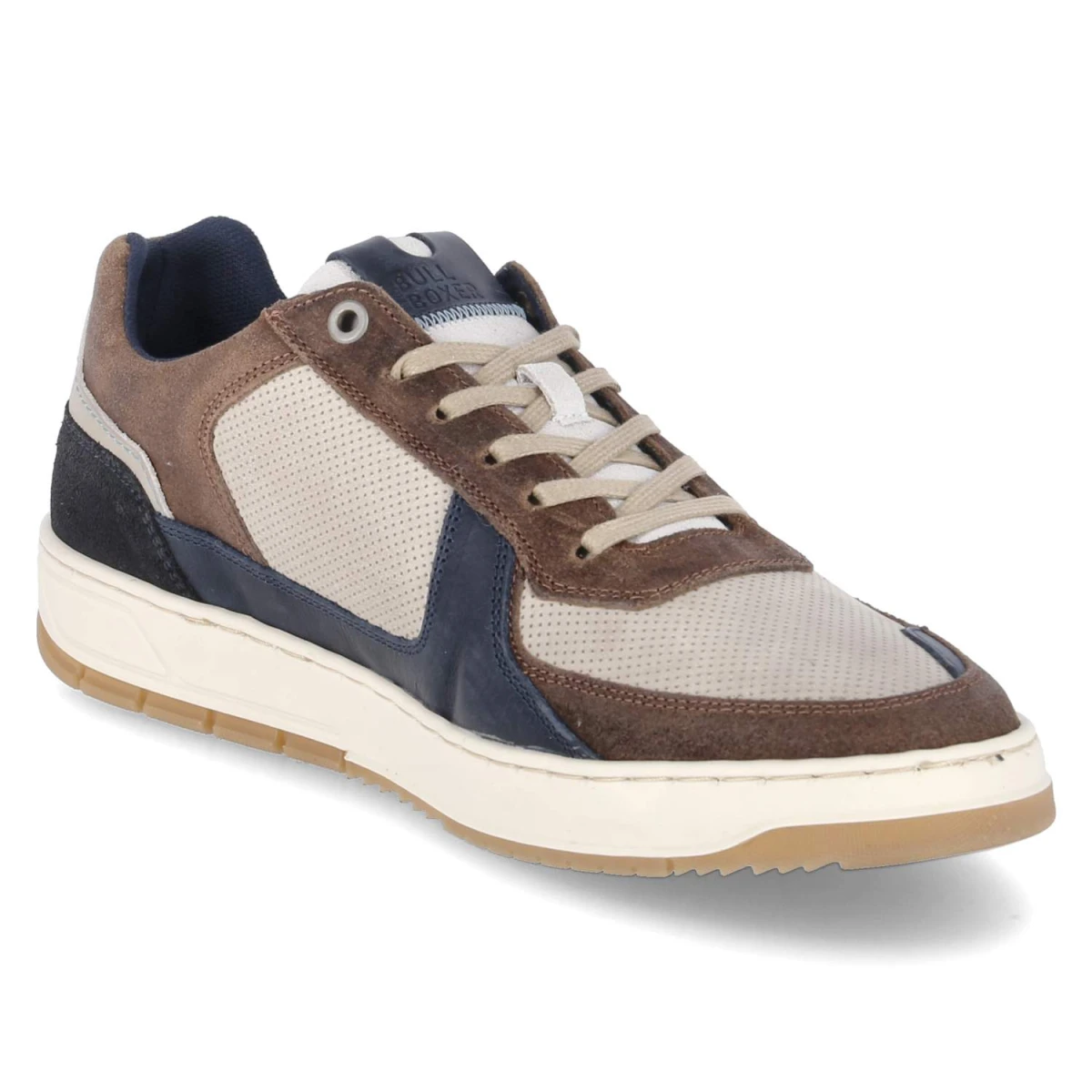 Low Sneaker - Grey - Dark Brown