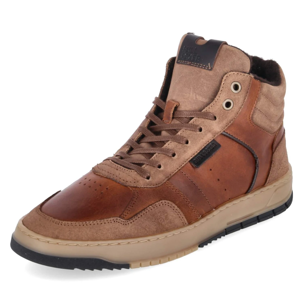 High Sneaker - cognac