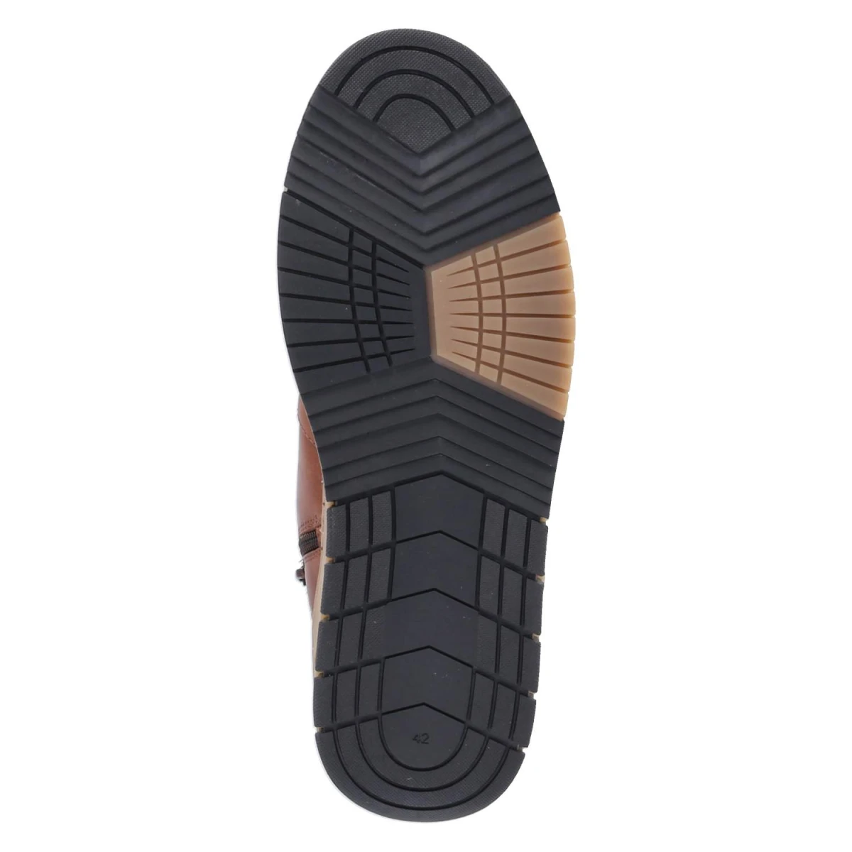 High Sneaker - cognac