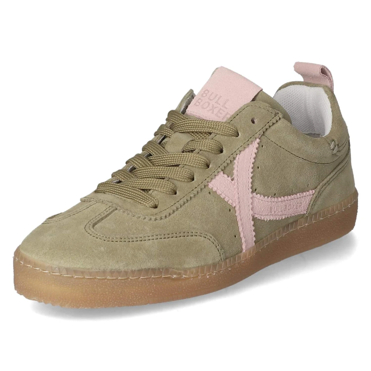 Low Sneaker - khaki-light pink