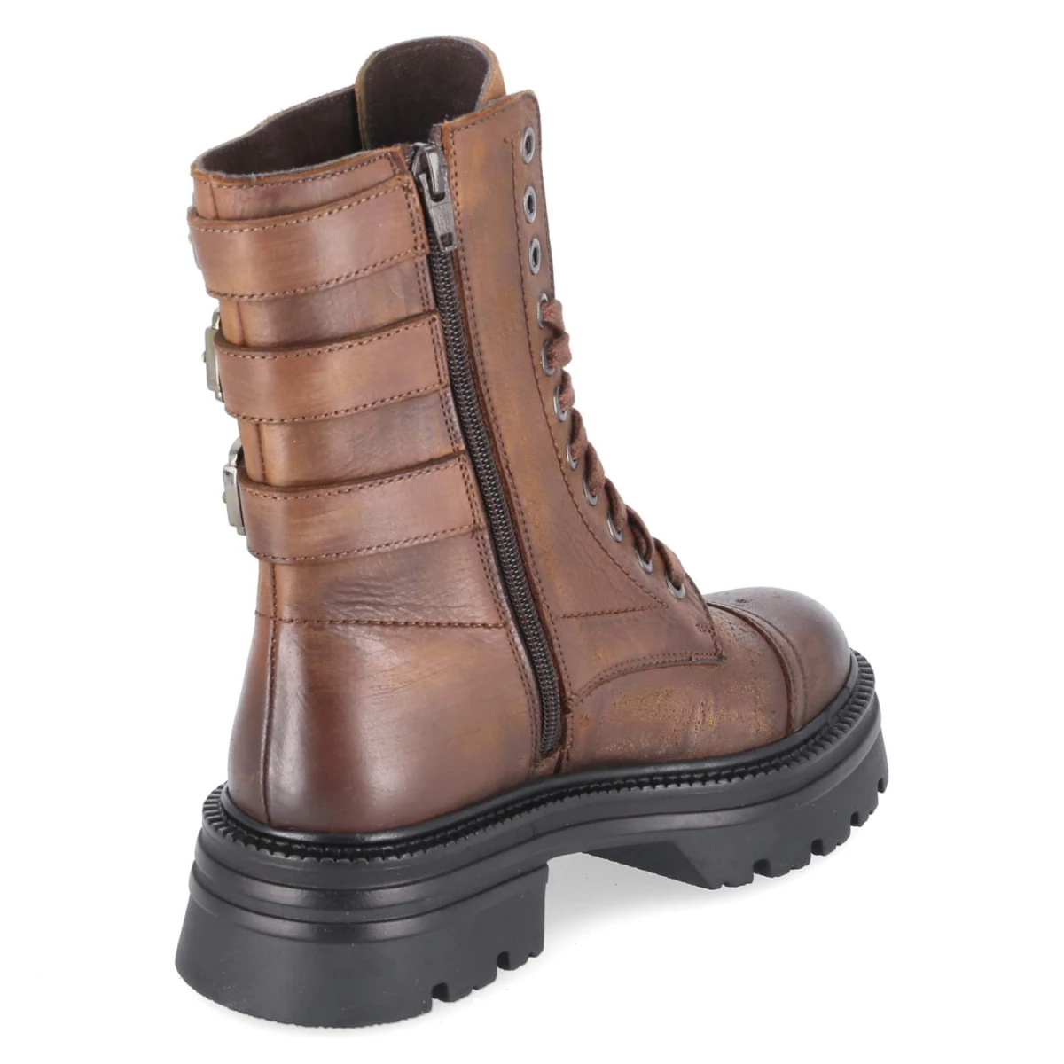 Biker Boots - Brown
