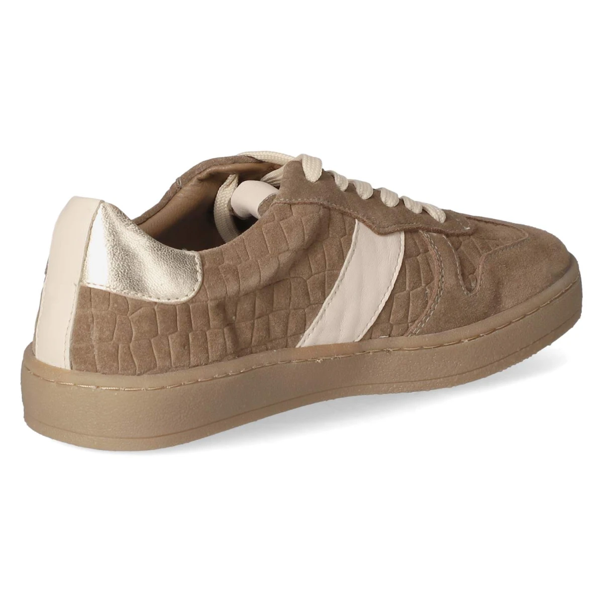 Low Sneaker - Brown-Beige