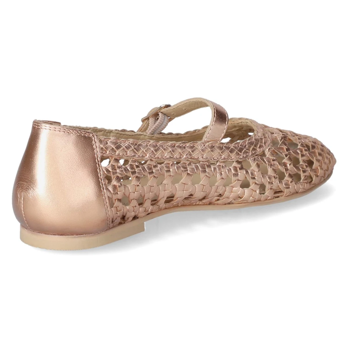 Spangenballerinas - champagne